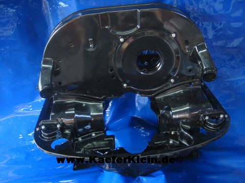VW Käfer Karmann Motorabschlussblech Vorne – Doppelkanal, Schwarz, NOS, 113119517S