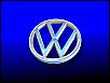 VW-Logo, gebrauchtes Originalteil, Außendurchm. 84 mm, Teilenr. 113852601B