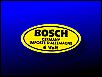 Aufkleber BOSCH 6-Volt oval 50x25mm, NEU